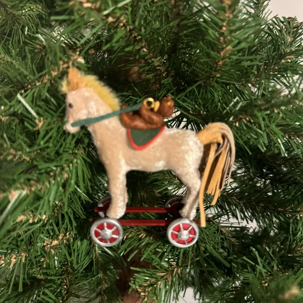 Hallmark Keepsake Ornament ‘A Pony For Christmas’ Bundle of 2  #1 & #5 Boxed